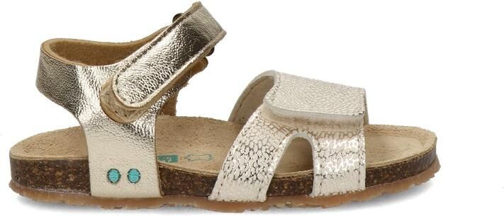 BunniesJR 226405-794 Meisjes Platte Sandalen Beige Imitatieleer Klittenband - Foto 2