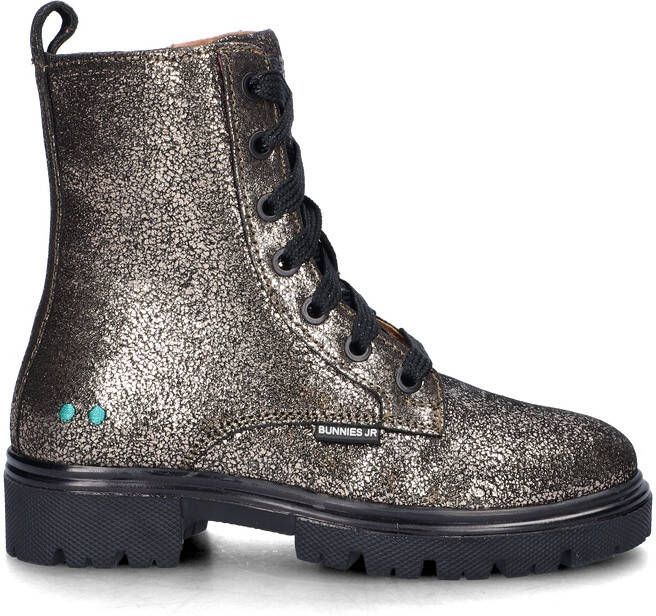 BunniesJR 225884-698 Meisjes Biker Boots Multicolor Suède Veters - Foto 7