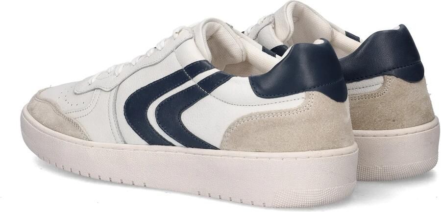 Cafe Moda leren sneakers wit blauw - Foto 7