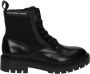 Calvin Klein Hoge veterschoenen MILITARY BOOT MIX MATERIAL met een ritssluiting - Thumbnail 1
