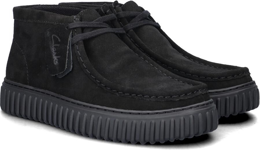 CLARKS ORIGINALS Clarks Veterschoenen Heren Torhill Hi Heren Maat: 42 Materiaal: Suède Kleur: Zwart - Foto 5