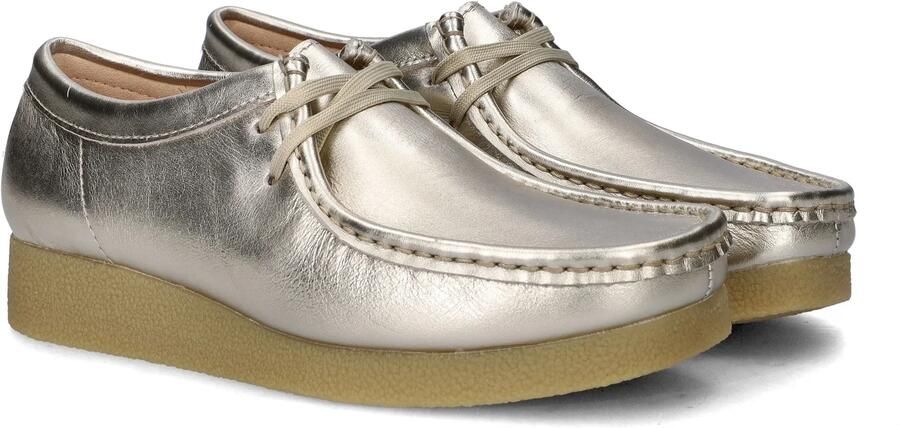 Clarks WallabeeEVOSh Dames Veterschoenen Gold Leather - Foto 3
