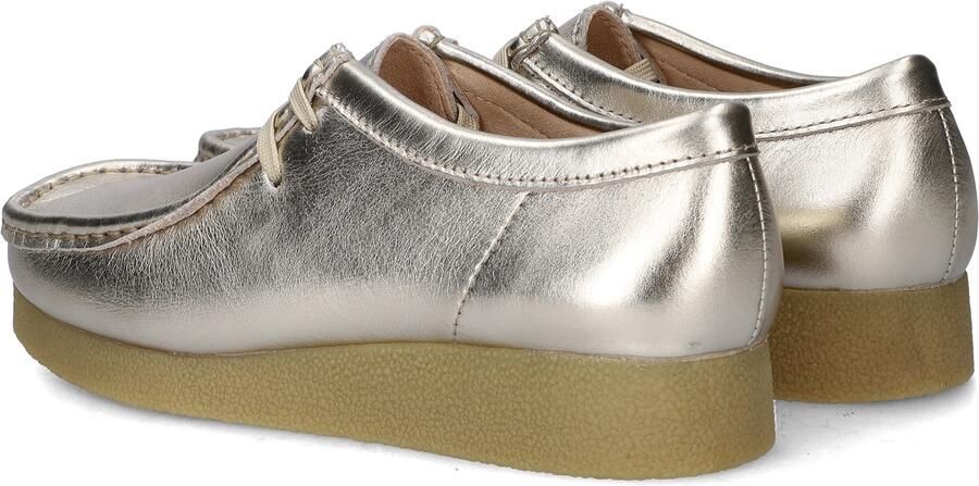 Clarks WallabeeEVOSh Dames Veterschoenen Gold Leather - Foto 4