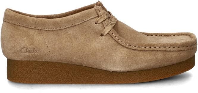 Clarks WALLABEE~EVO~SH~~~~~~~~~~~~~~~ Dames veterschoenen Wit beige - Foto 10
