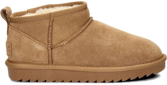 Colors of California Bruin Leren Platte Schoenen Yw0078 Model Brown Dames - Foto 6