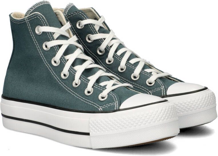 Converse Chuck Taylor All Stars Lift Hi dames sneaker Donkergroen - Foto 3