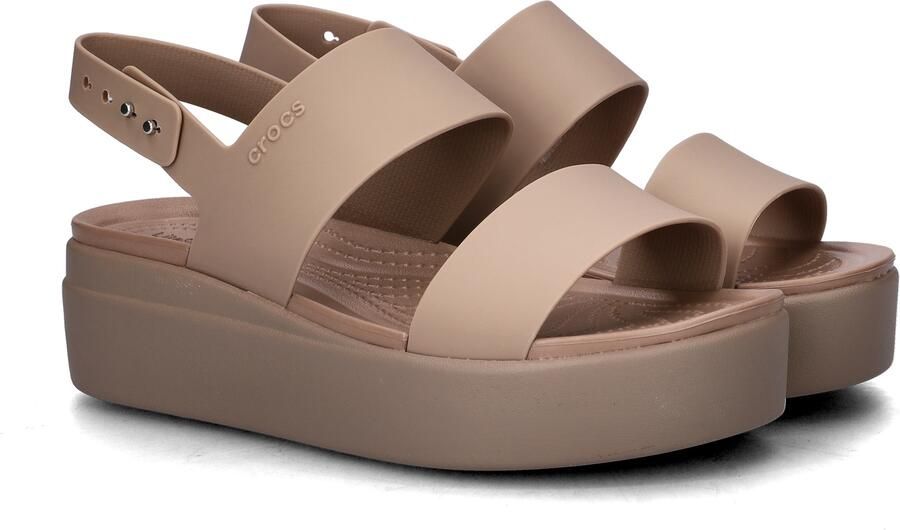 Crocs Sleehaksandaaltjes Brooklyn Low Wedge zomerschoen sandaal sleehak met modieuze plateauzool - Foto 7