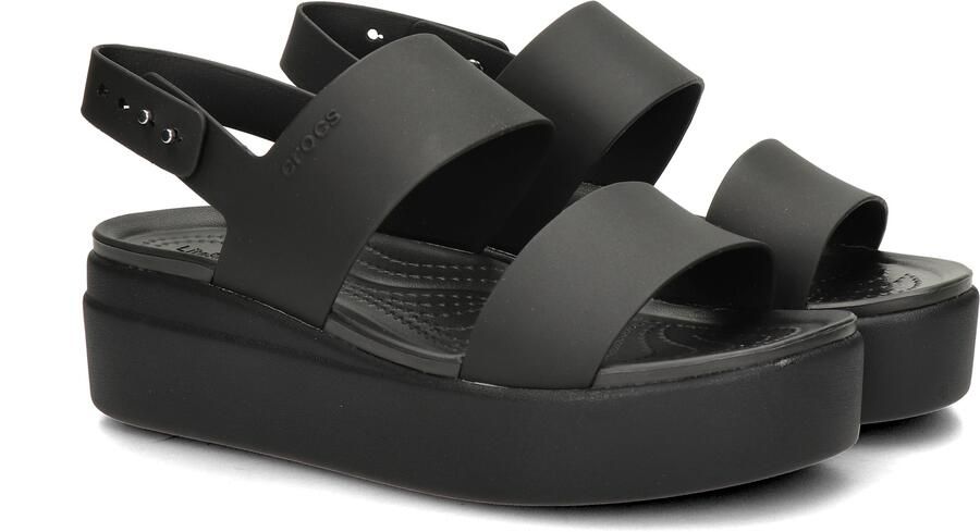 Crocs Sleehaksandaaltjes Brooklyn Low Wedge zomerschoen sandaal sleehak met modieuze plateauzool - Foto 11