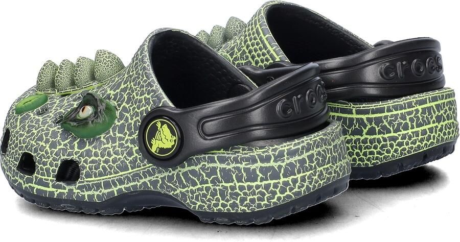 Crocs Im Scary Dino Serie Kinderklomp Ventilatiegaatjes Croslite™ Materiaal Zwart - Foto 5