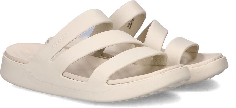 Crocs Badslippers Getaway Strappy zomerschoen badschoen zwembadglijbanen met modieuze bandjes - Foto 3