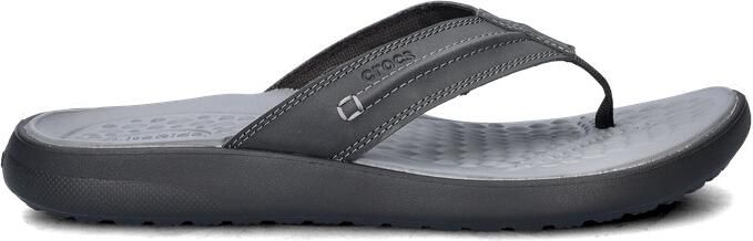 Crocs Teenslippers Yukon Vista II Flip Sandaal zomerschoen met decoratieve stiksel