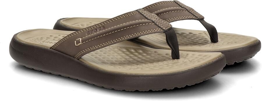 Crocs Teenslippers Yukon Vista II Flip Sandaal zomerschoen met decoratieve stiksel - Foto 3