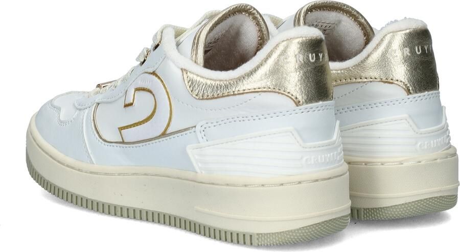Cruyff Junior Campo Low Kid Lage sneakers Leren Sneaker Meisjes Wit - Foto 4