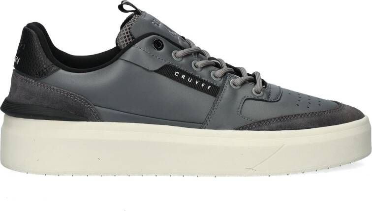 Cruyff Endorsed Tennis leren sneakers grijs