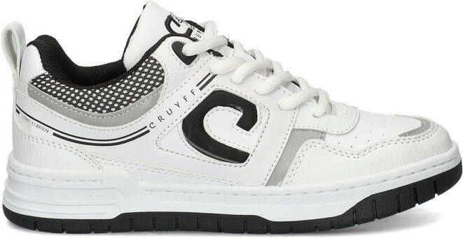 Cruyff Junior Raval Sneakers Jongens Leren Sneaker Wit - Foto 3