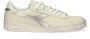 Diadora Game L Low Waxed Metal Wn Sneakers Leren Sneaker Dames Wit - Thumbnail 3