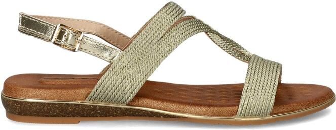 Dolcis dames sandaal Goud - Foto 4