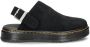Dr. Martens Brookline Mule Bronx Suede Sandalen zwart - Thumbnail 1