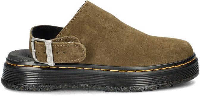 Dr. Martens Brookline Mule Bronx Suede Sandalen bruin