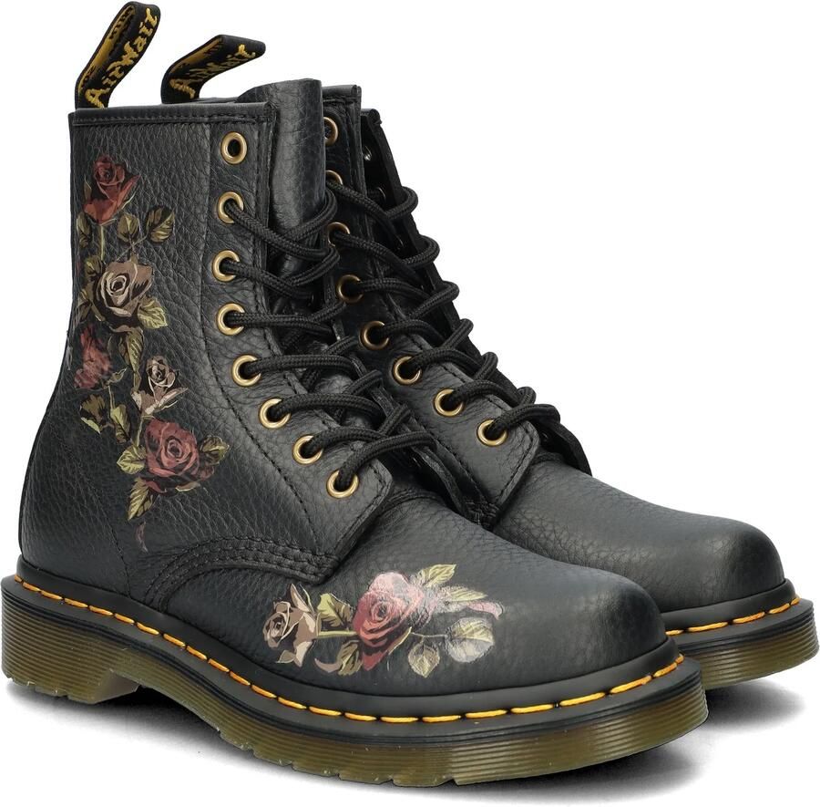 Dr. Martens 1460~BLACK~~~~~~~~~~~~~~~~~~~~ Hoge sneakersVeterlaarzenDames veterschoenenDames sneakersHalf-hoge schoenen Zwart - Foto 6