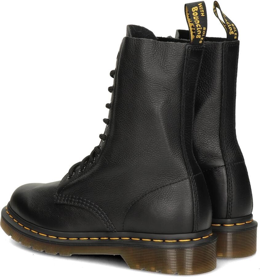 Dr. Martens 1490 BLACK VIRGINIA Volwassenen VeterlaarzenHalf-hoge schoenen Zwart - Foto 7