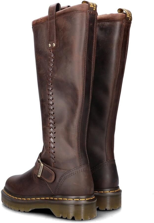Dr. Martens ANISTONE BKR HIGH LEG BOOT Lange laarzenDames laarzen Bruin - Foto 5