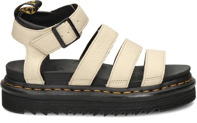 Dr. Martens Beige Sandaal van Textuurleer met Verstelbare Enkelband Beige Dames - Foto 17