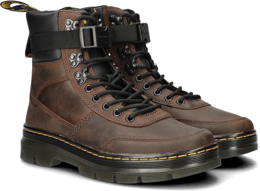 Dr. Martens Dr Martens Combs Tech Leather Laarzen Zwart Man - Foto 3