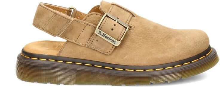 Dr. Martens Patchwork Leren Sandalen met Riptape Straps Beige - Foto 8