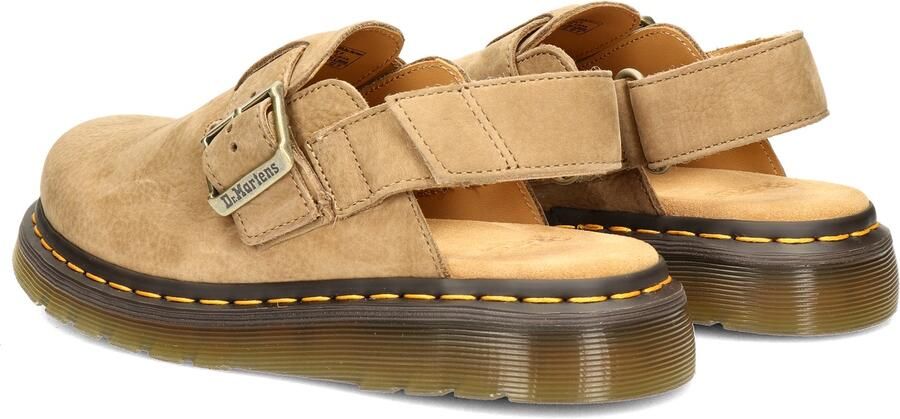 Dr. Martens Patchwork Leren Sandalen met Riptape Straps Beige - Foto 9