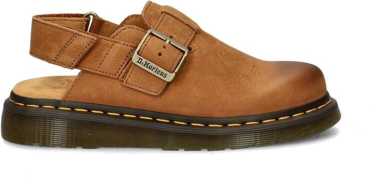 Dr. Martens JORGE~II~DESSERT~BROWN~~~~~~~~ Platte sandalenDames Sandalen Cognac - Foto 2