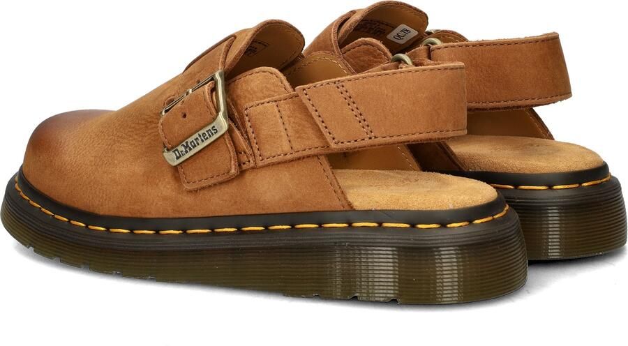 Dr. Martens JORGE~II~DESSERT~BROWN~~~~~~~~ Platte sandalenDames Sandalen Cognac - Foto 3