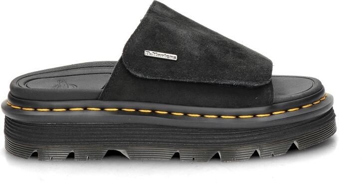 Dr. Martens Zebzag Slide EH Suede Sandalen zwart