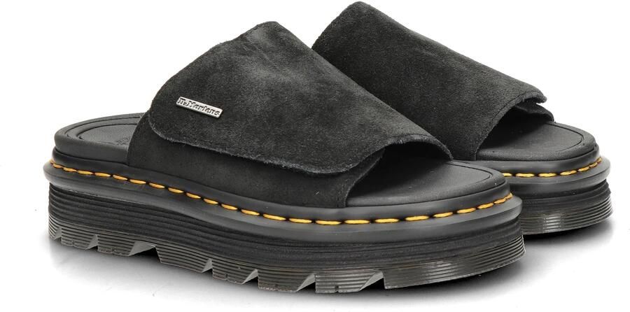 Dr. Martens Zebzag Slide EH Suede Sandalen zwart - Foto 3