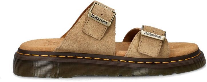 Dr. Martens Josef Bronx Suede Sandalen bruin beige