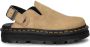 Dr. Martens Zebzag Suede Mules Dames Brown- Dames Brown - Thumbnail 3