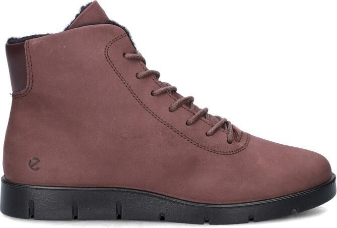 ECCO -art-282403 61333- enkel veter rits-bruin-nubuck-dames - Foto 4