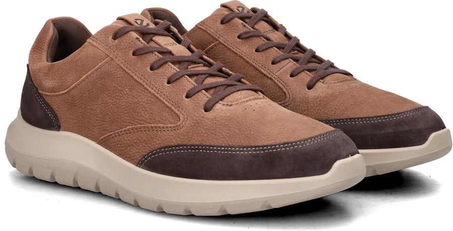 ECCO art. 571814 61894 city stride sneaker heren bruin veter - Foto 9