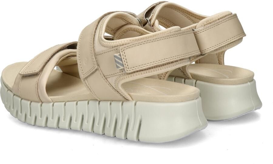 Ecco Sandaaltjes GRUUV SOL W plateau zomerschoen sandaal met praktische klittenband - Foto 4