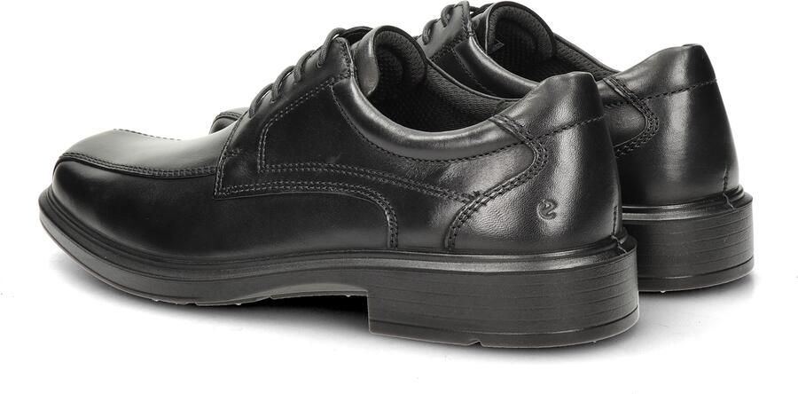 ECCO Helsinki Classic leren heren veterschoenen Zwart Uitneembare zool - Foto 5