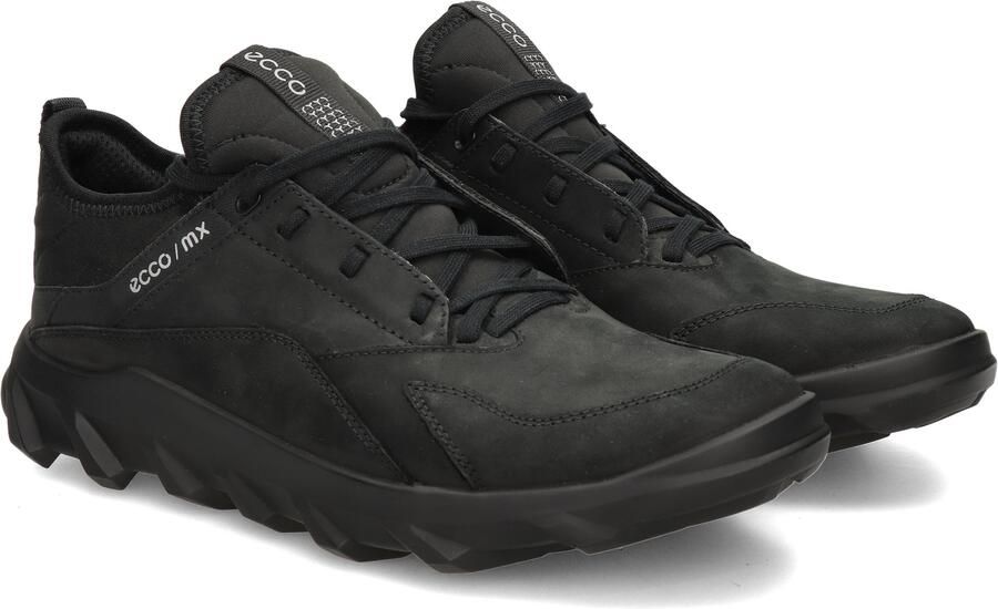 ECCO MX M Heren nubuck sneaker Zwart Size: 45 (UK 10.5-11) - Foto 4