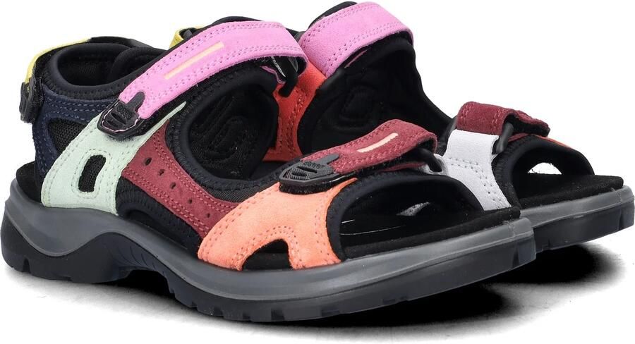 ECCO Offroad Sandalen zwart Textiel - Foto 3