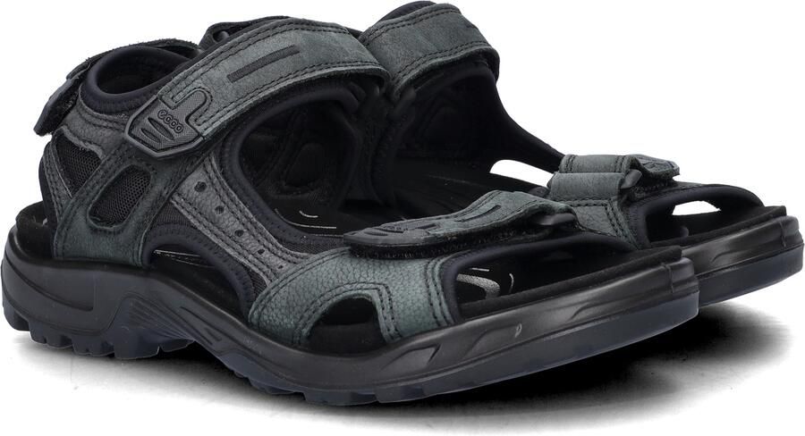 ECCO 069564 12001 Offroad Sandalen Zwart Leer en Textiel Heren Zwart - Foto 9