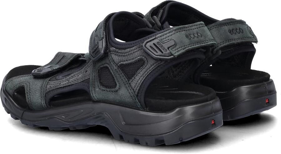 ECCO 069564 12001 Offroad Sandalen Zwart Leer en Textiel Heren Zwart - Foto 8