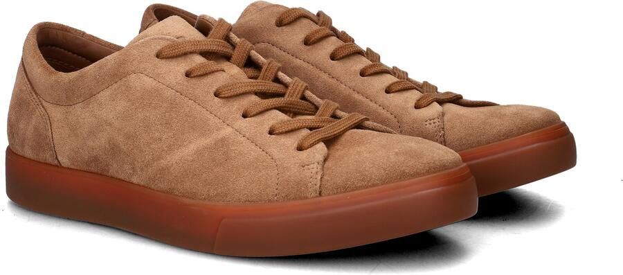 ECCO Soft 10 M lace Sneakers bruin Suéde - Foto 4