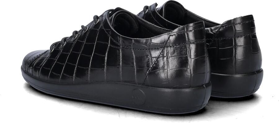 ECCO art. 206503 12001 soft 2.0 zwart dames veters - Foto 5