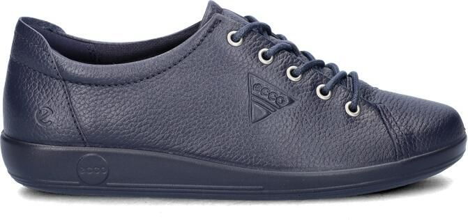 Ecco Veterschoenen Soft 2.0 vrijetijdsschoen lage schoen veterschoen met subtiele logo-opdruk - Foto 6