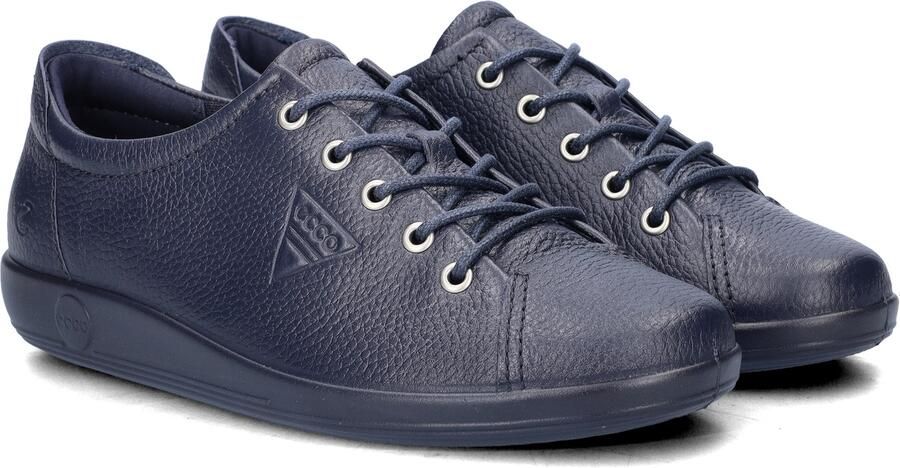 Ecco Veterschoenen Soft 2.0 vrijetijdsschoen lage schoen veterschoen met subtiele logo-opdruk - Foto 7