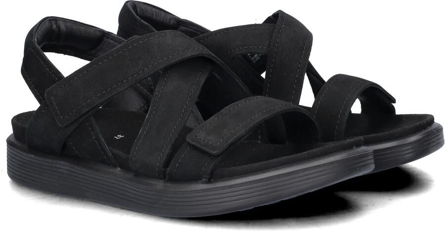 ECCO Soft Sandalen zwart Leer - Foto 3