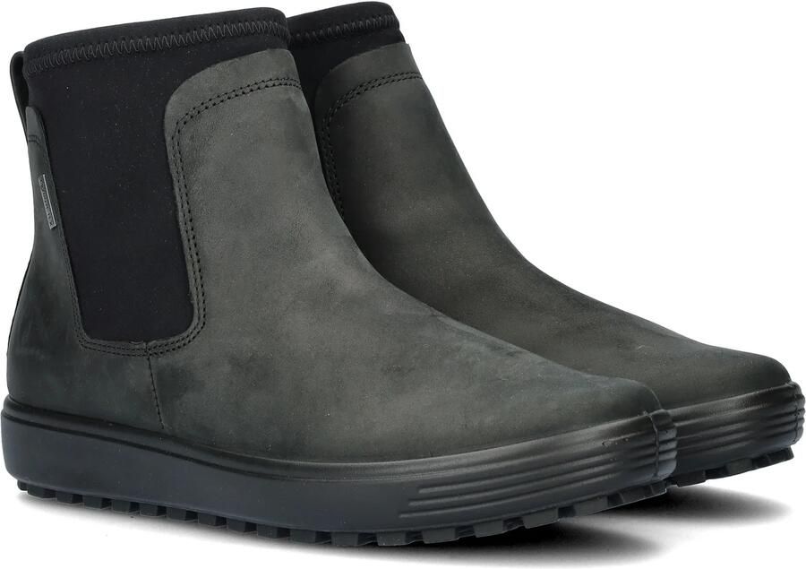 ECCO Soft 7 Tred W Chelsea boots zwart Textiel Dames - Foto 6